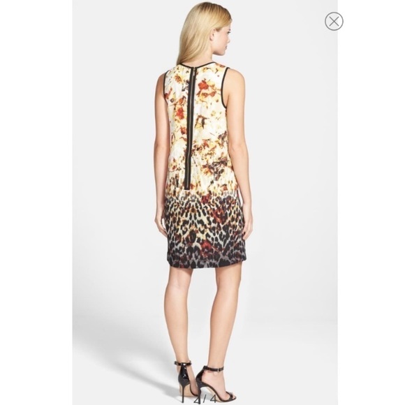 KENSIE Ombré Animal Floral Print Shift Dress - Picture 5 of 8